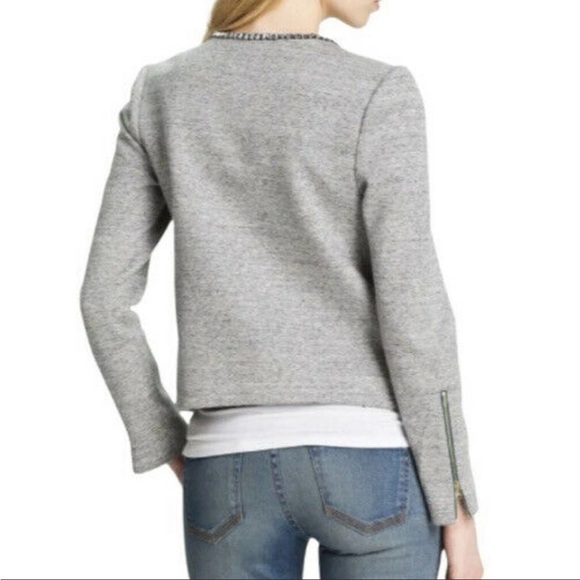 Elizabeth and James Gray Quinn Embellished Beaded Trim zip regal
Jacket Blazer - Picture 8 of 10